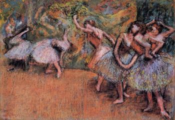 Edgar Degas : Ballet Scene IV